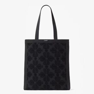 Kate Spade Black Floral Tote Bag
